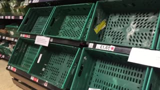 No onions, peppers, tomatoes, cucumbers in Tesco Wales 24/02/2023