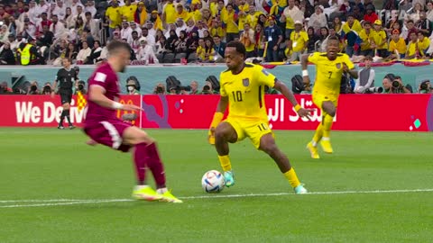 Ecuador vs Qatar in the opening match of FIFA World Cup Qatar 2022