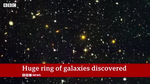 Galaxy ring discovery challenges thinking on universe _ BBC News