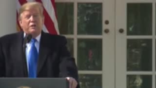 Donald Trump delivers remarks following his arraignment