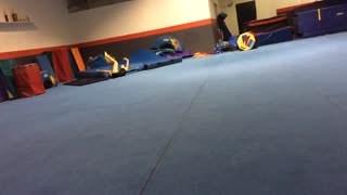 Gymnastics Backflip Fail