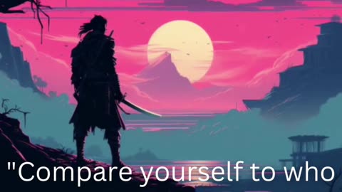 "Compare yourself to who you were yesterday, not to who someone else is today." - Jordan Peterson