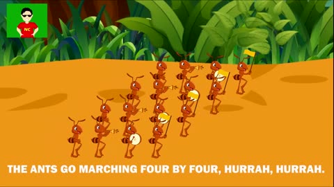 The Ants Go Marching is a super fun children's song that's great to practice rhyming and counting!