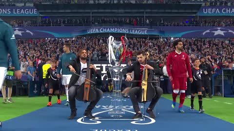 2CELLOS performance at the 2018 UEFA Champions League Final