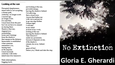 Looking at the Sun - No Extinction by Gloria E. Gherardi