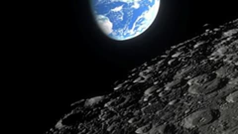 Look at earth from moon