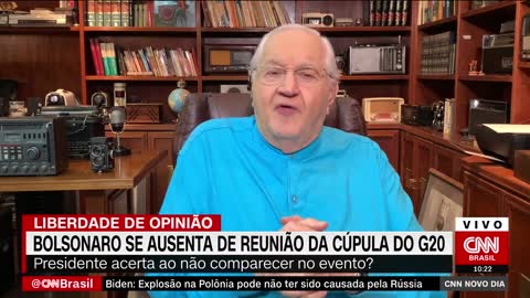 Boris Casoy: Ausência de Bolsonaro no G20 é compreensível - Liberdade de Opinião