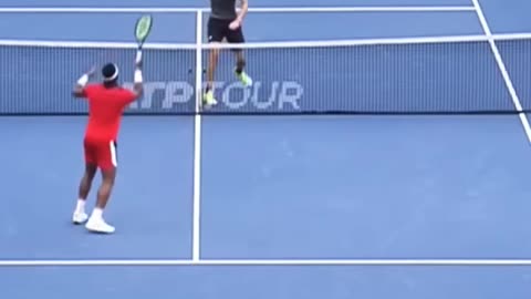 WHEN TIAFOE'S 💥MADE ZVEREF RUN🏃 AFTER THE BALL🥎