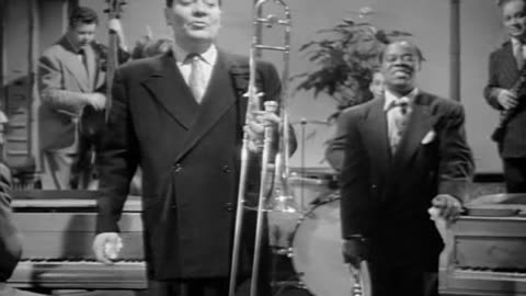Louis Armstrong - Basin Street Blues = The Strip Music Video 1951