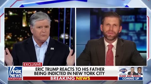 Eric Trump | Eric Trump Reacts to His Father Being Indicted In New York City | Pray for TRUMP!!!