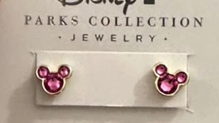 Disney Parks Mickey Mouse October Faux Birthstore Gold Color Earrings #shorts