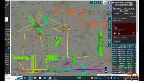 Balloon in air and more chem trails on radar