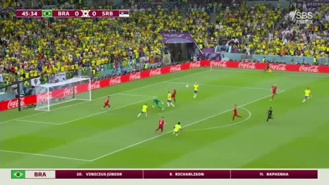 Highlights from Brazil vs. Serbia in Group G at the FIFA World Cup 2022