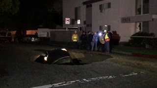 Sink Hole in Los Angeles