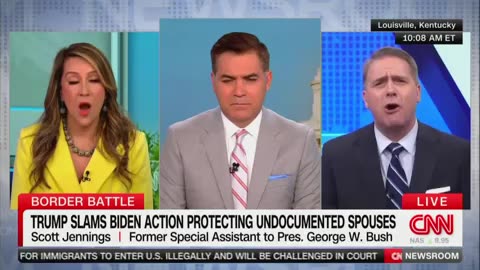 CNN Analysts Get In Bitter Fight Over Trump Plans And New Biden Immigration Move