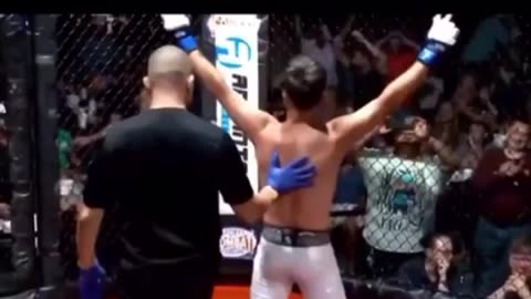 When the KO is so sick that the ref forgets his job