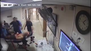 SHOCKING Video Captures Hamas Bringing Hostages Into Gaza Hospital On October 7th