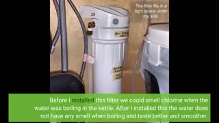 GE GXK285JBL Under Sink Filter System NSF-Overview