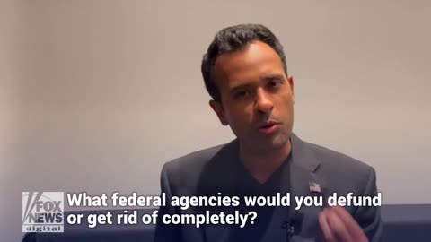 Vivek Ramaswamy vows to gut several agencies including FBI, IRS, CDC