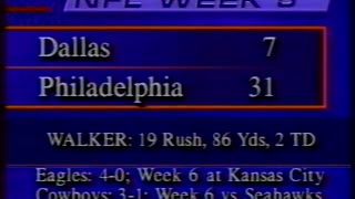 1992 Eagles VS Cowboys Week 5