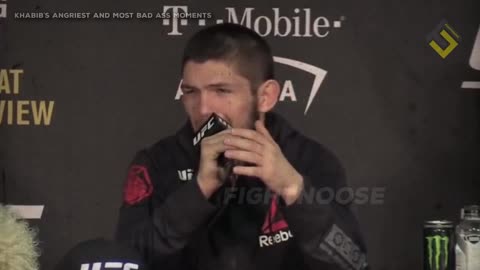 Khabib Nurmagomedov - Most ANGRY and BADASS Moments FightNoose