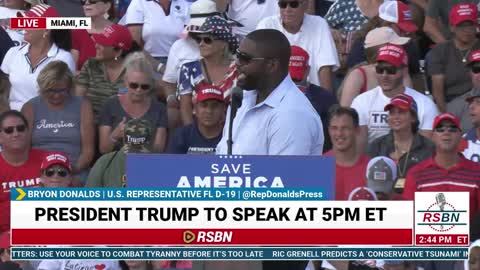 Bryon Donalds Speech: Save America Rally in Miami, FL - 11/6/22