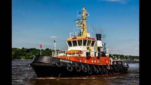 RF forces sunk two tugboats involved in moving grain barges.