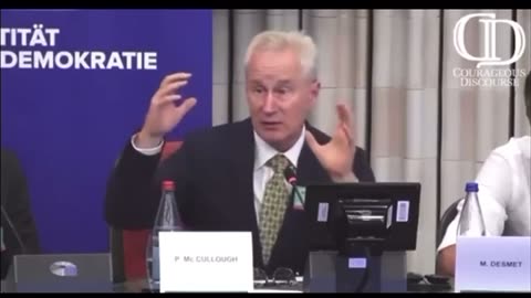 Dr. Peter McCullough delivers a precise testimony yesterday to the European Parliament