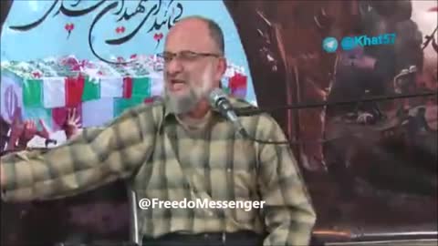 Saeed Ghassemi speaking against Rouhani adminstration