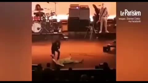 Fully Vaccinated Singer ‘Catherine Ringer” Collapses On Stage (2021)