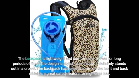 Buyer Comments: Sojourner Hydration Pack, Hydration Backpack - Water Backpack with 2l Hydration...