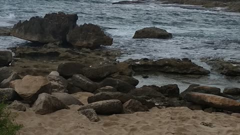 Another Beach In Hawaii With Peaceful Waves