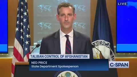 State Department Asks Taliban to Form an "Inclusive" Government