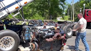 1983 KENWORTH Cabover _Krystal_ gets a heart transplant