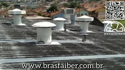 Exaustor de Telhado Industrial | Brasfaiber Brasil