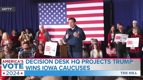 Decision Desk HQ projects Donald Trump Wins lowa Caucuses