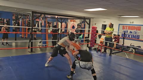 Joey sparring Dylan 4/15/24