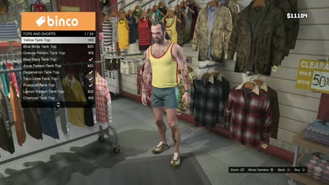 Trevor goes shopping for more short shorts - GTA 5