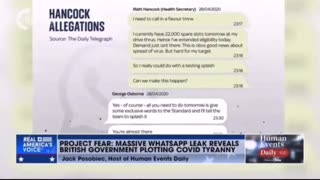 Massive WhatsApp LEAK Reveals British Government Plotting COVID Tyranny
