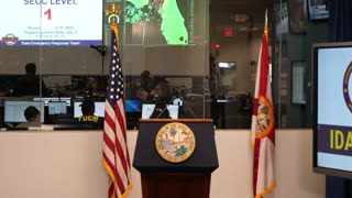 Governor Ron DeSantis Gives Hurricane Response Update From Tallahassee Florida