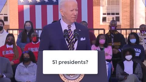 Biden delivers voting rights speech in Atlanta - Hilarious