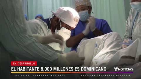 Un niño dominicano es el habitante número 8,000 millones _ Noticias Telemundo