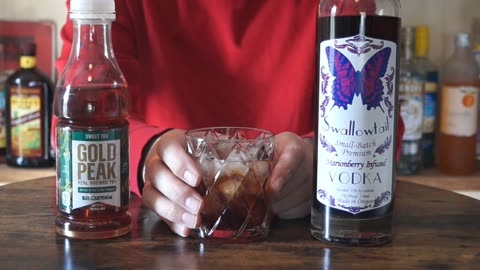 Swallowtail Marionberry Infused Vodka & Gold Peak Ice Tea