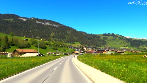 Dreamland Switzerland 4K - Zweisimmen Village, GSTAAD Region | True 4K full Video