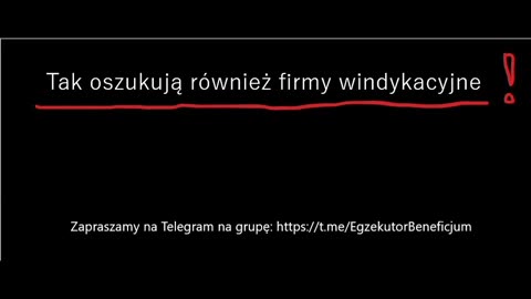 Tak oszukują również firmy windykacyjne