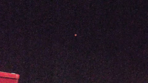 Blood Moon Eclipse in Alabama.