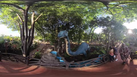 Nindiri Dino Park | Dinosaur Garden Masaya | Parque Saurus Nicaragua | 360 Degrees 8K