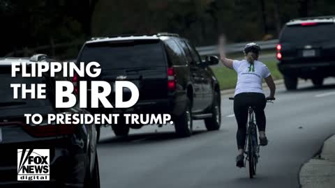 The woman who flipped off Trump’s motorcade just unseated 8-year incumbent in local election win