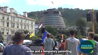 Peaceful Protest in Wellington - Arlan, losing his son and family