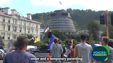 Peaceful Protest in Wellington - Arlan, losing his son and family